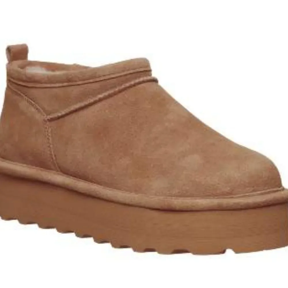 BearPaw Retro Super Shorty Vegan Platform Boot-‎ Hickory